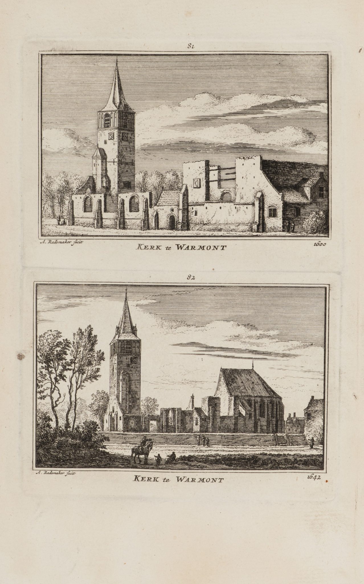 Ansichten der Kirche zu Warmont