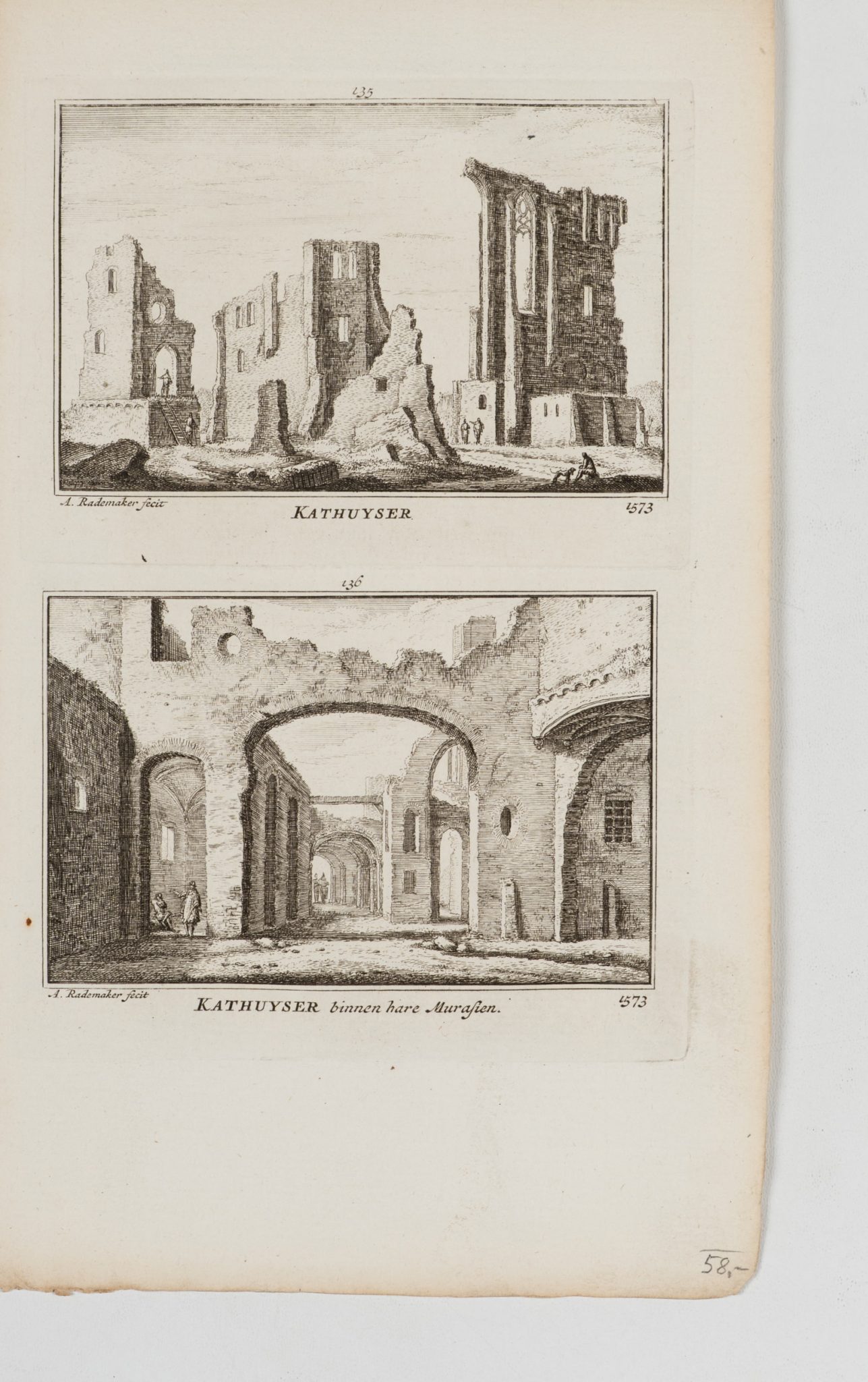 Historische Ruinenansichten