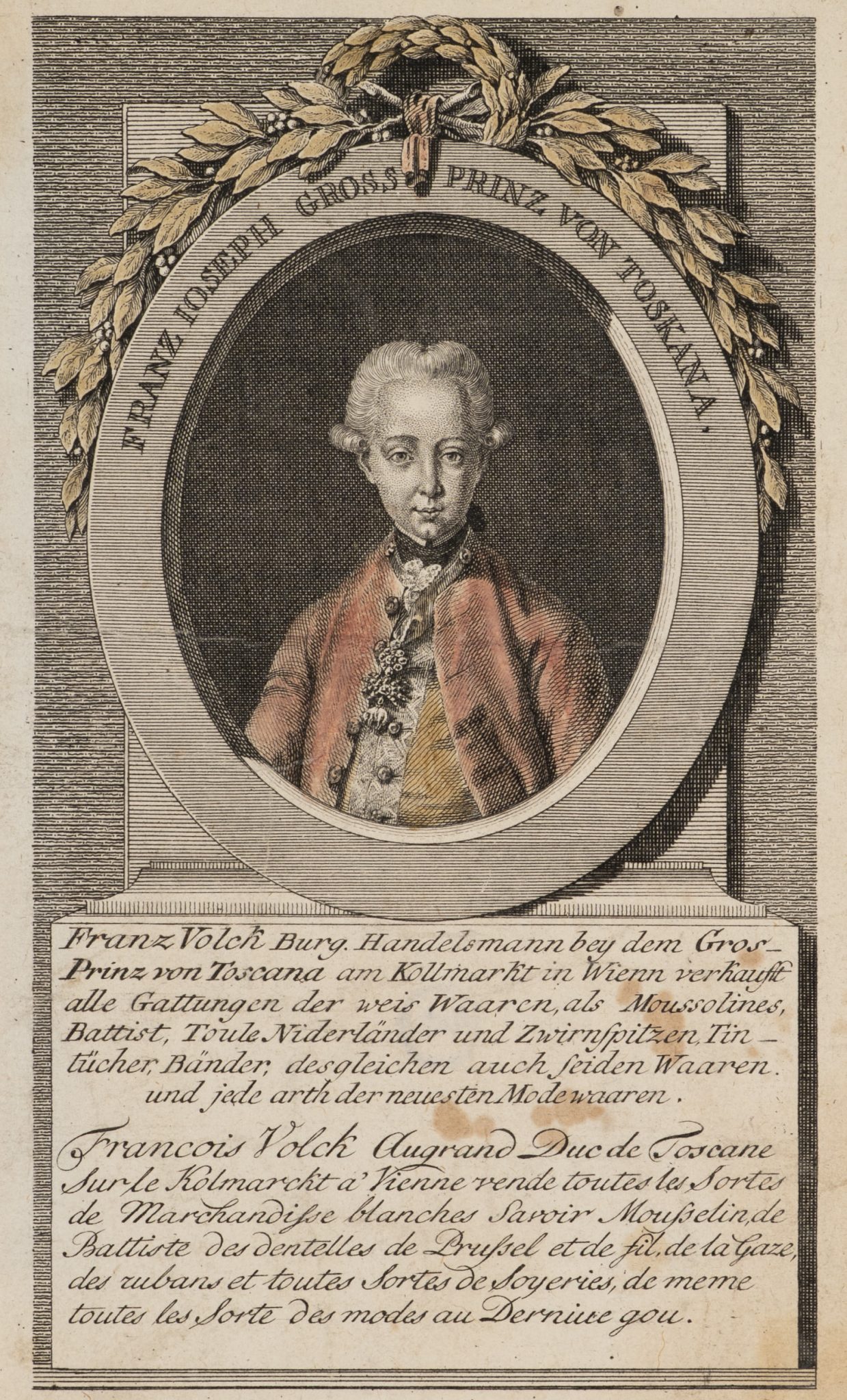 Porträt des Prinzen von Toskana