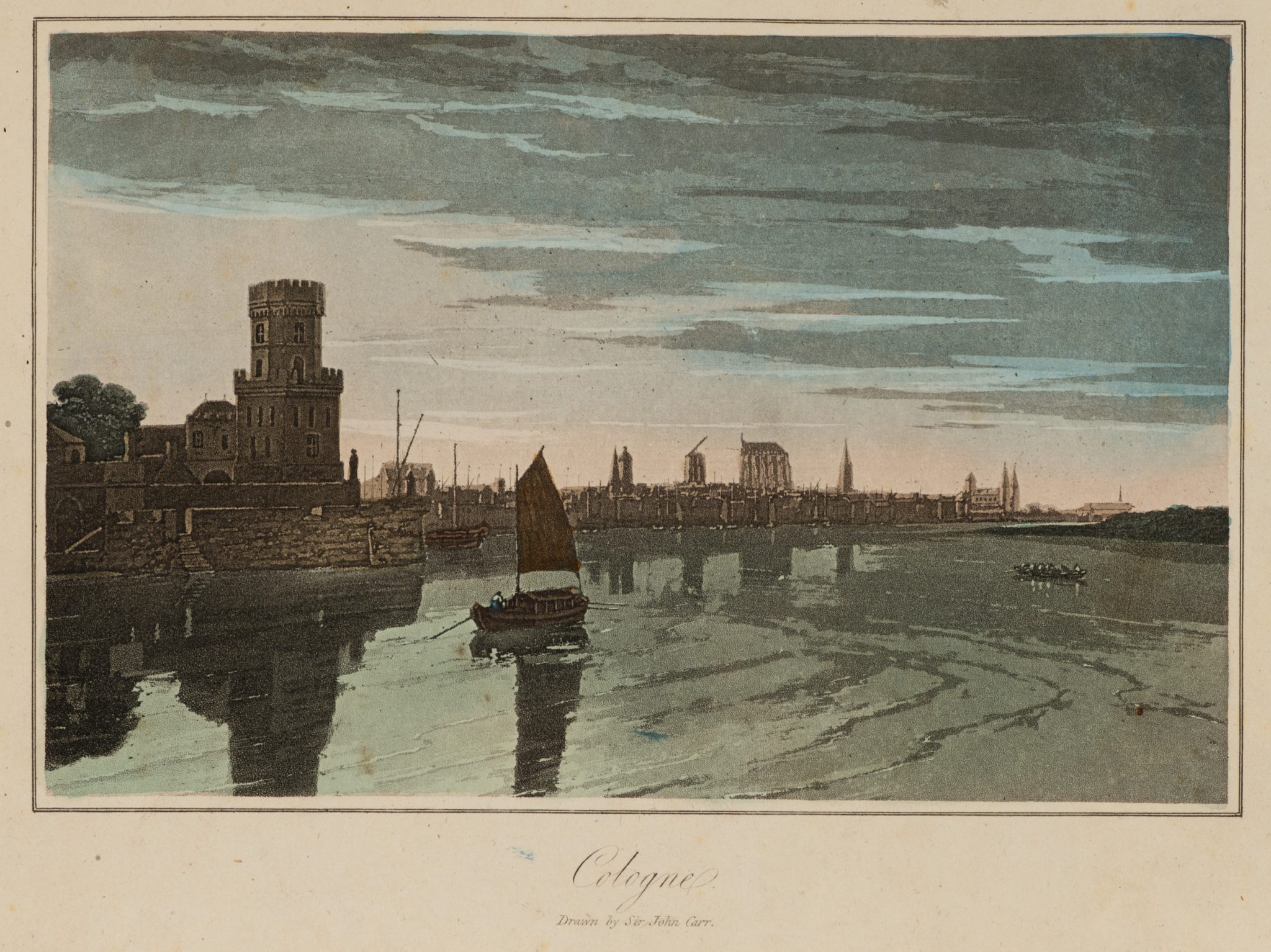 Ansicht von Köln am Rhein