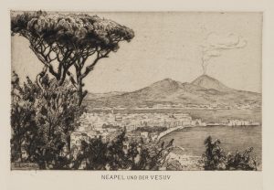 Neapel und Vesuvansicht