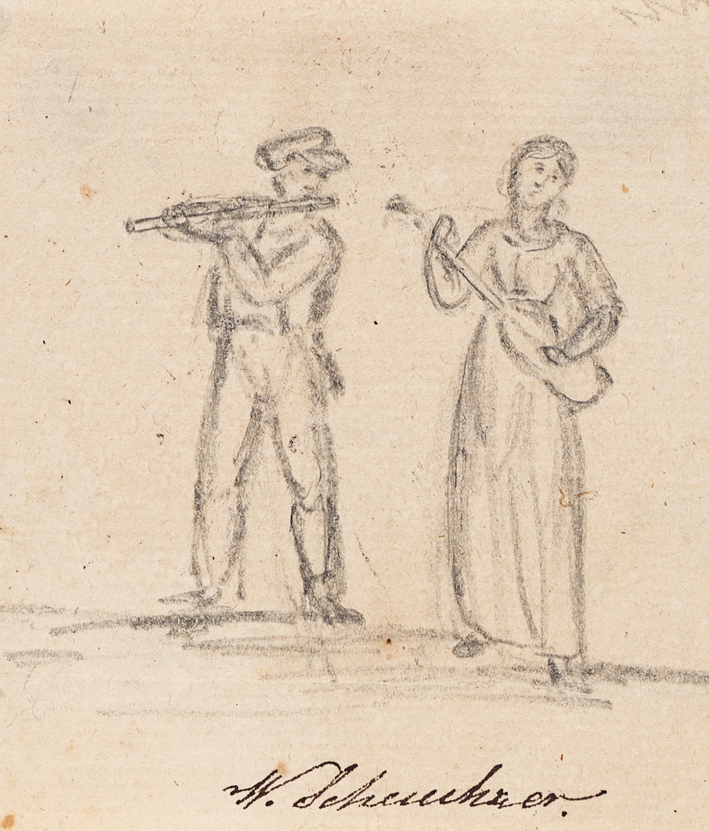 Musizierendes Duo