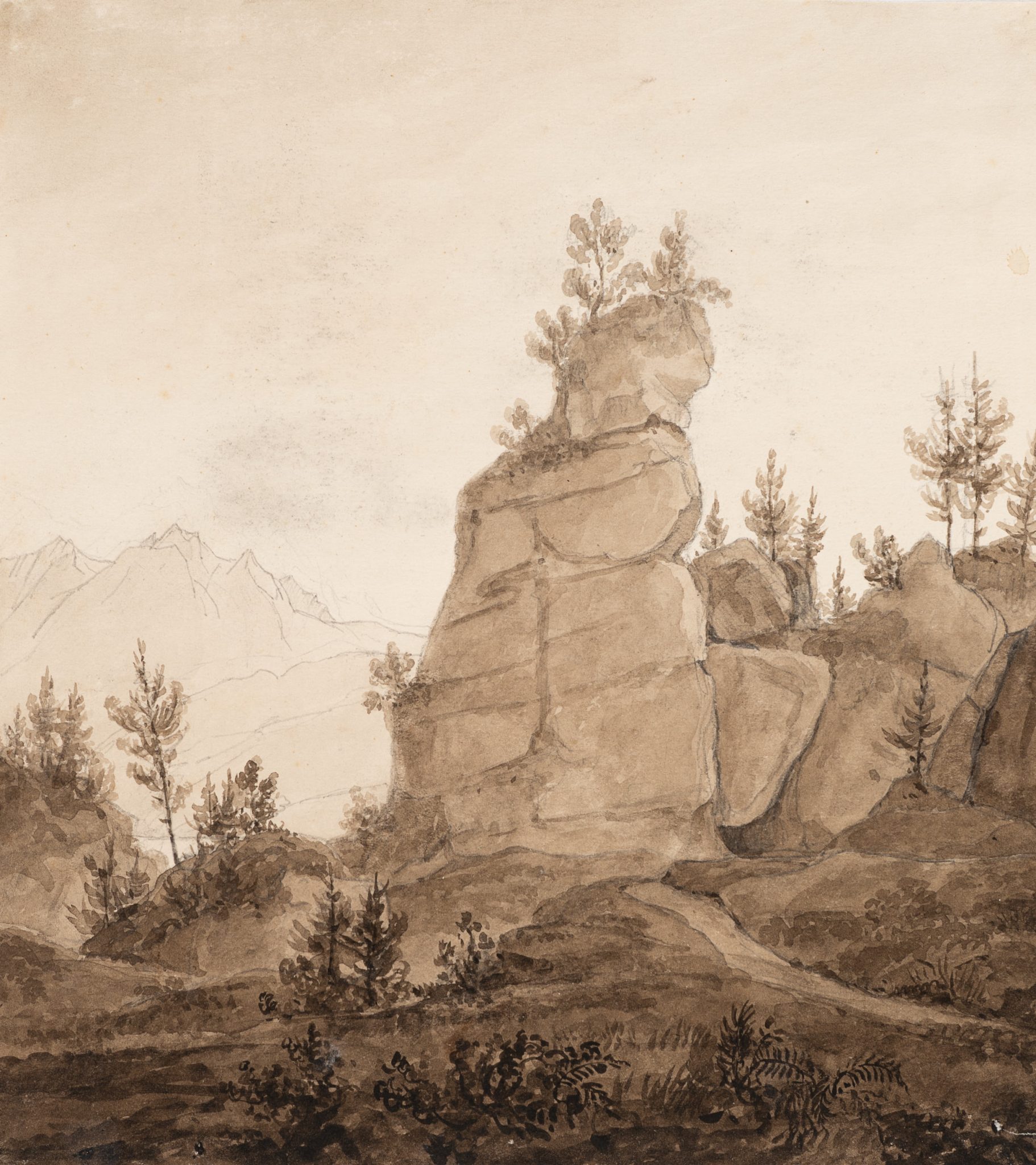 Malerische Felslandschaft