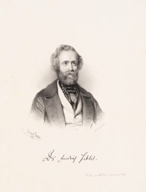 Porträt des Dichters Friedrich Hebbel