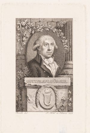 Portrait des Dichters Gottfried Aug. Bürger