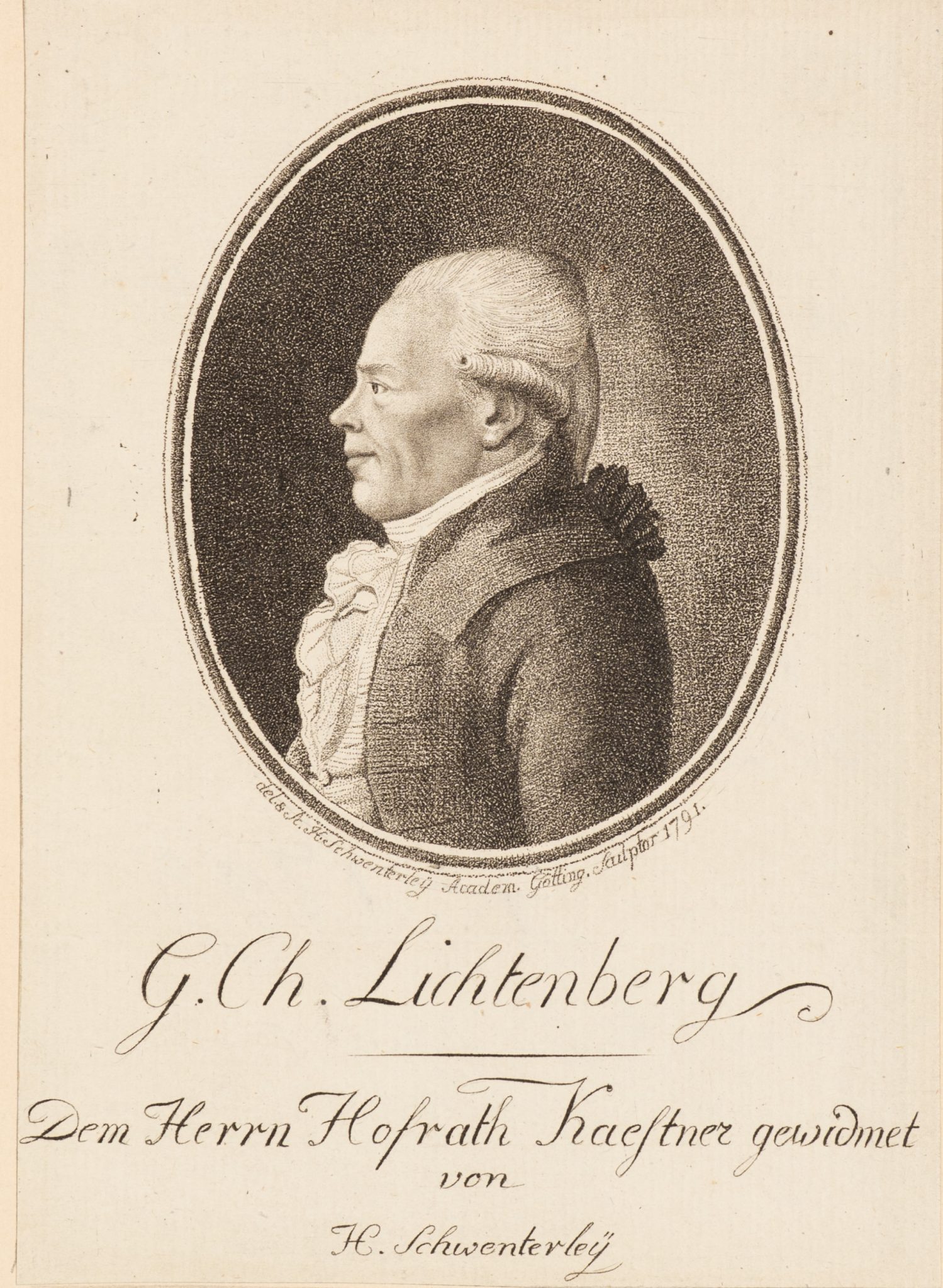 Porträt des Physikers Lichtenberg