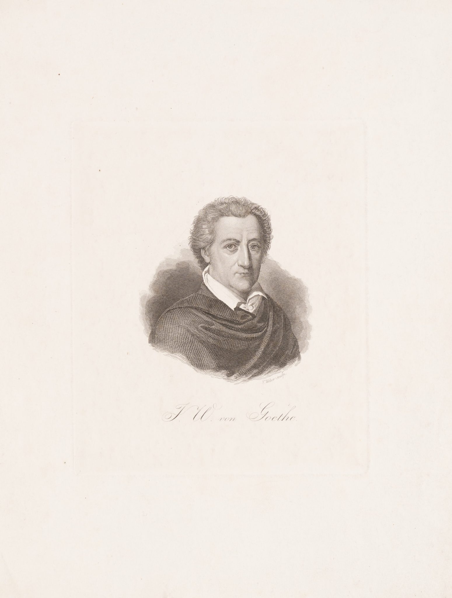 Porträt Johann Wolfgang von Goethe