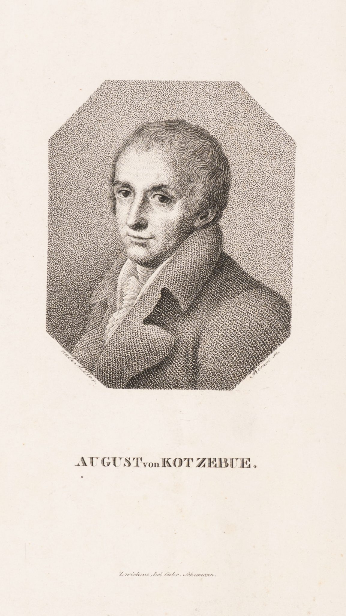 Porträt von August von Kotzebue