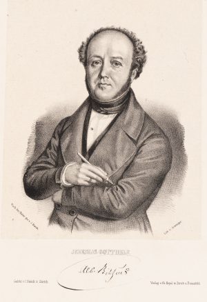Porträt des Schriftstellers Jeremias Gotthelf