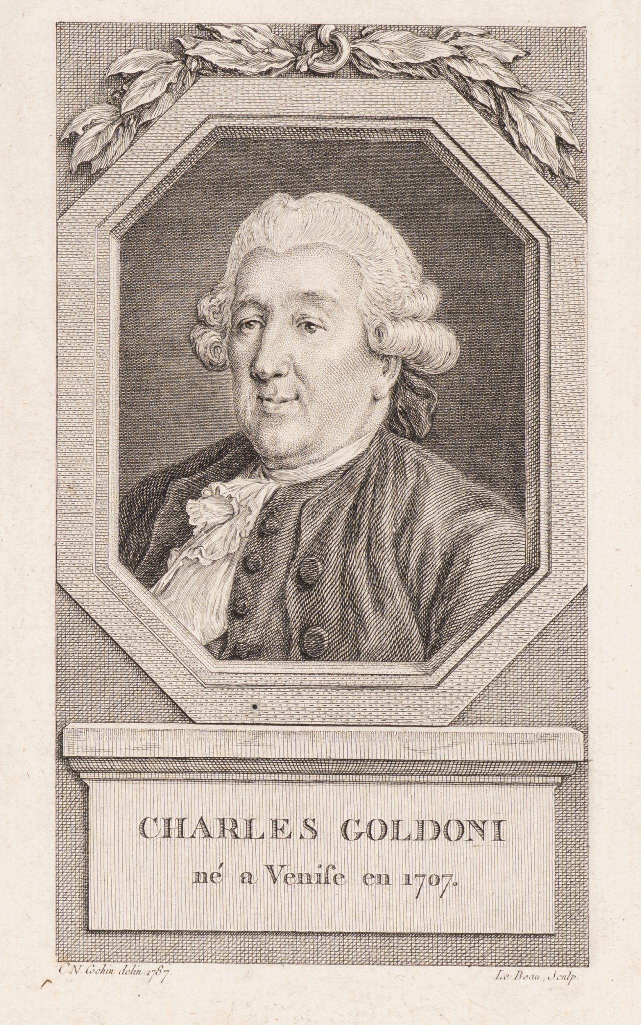 Porträt des Charles Goldoni