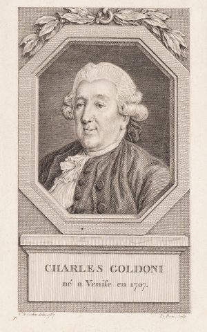 Porträt des Charles Goldoni