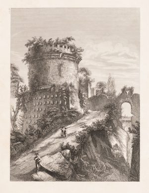 Grabmal Caecilia Metella nach romantischem Ideal