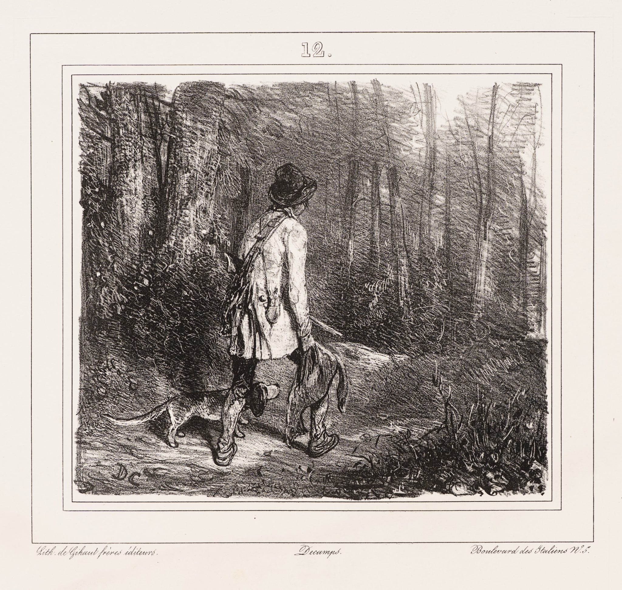 Jäger im Wald