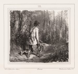 Jäger im Wald