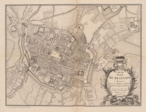 Historische Karte von Beauvais