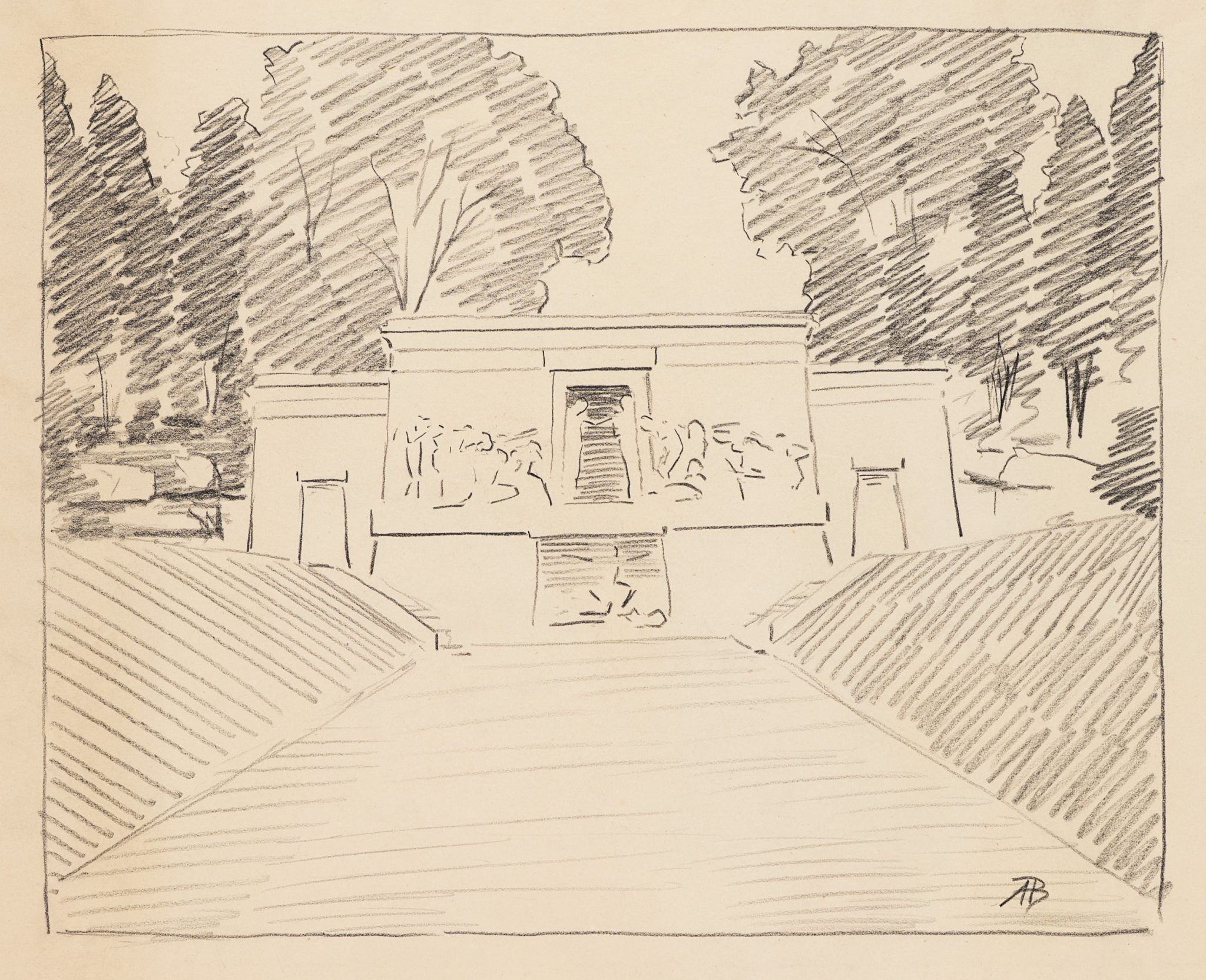 Père-Lachaise Monument der Gestorbenen