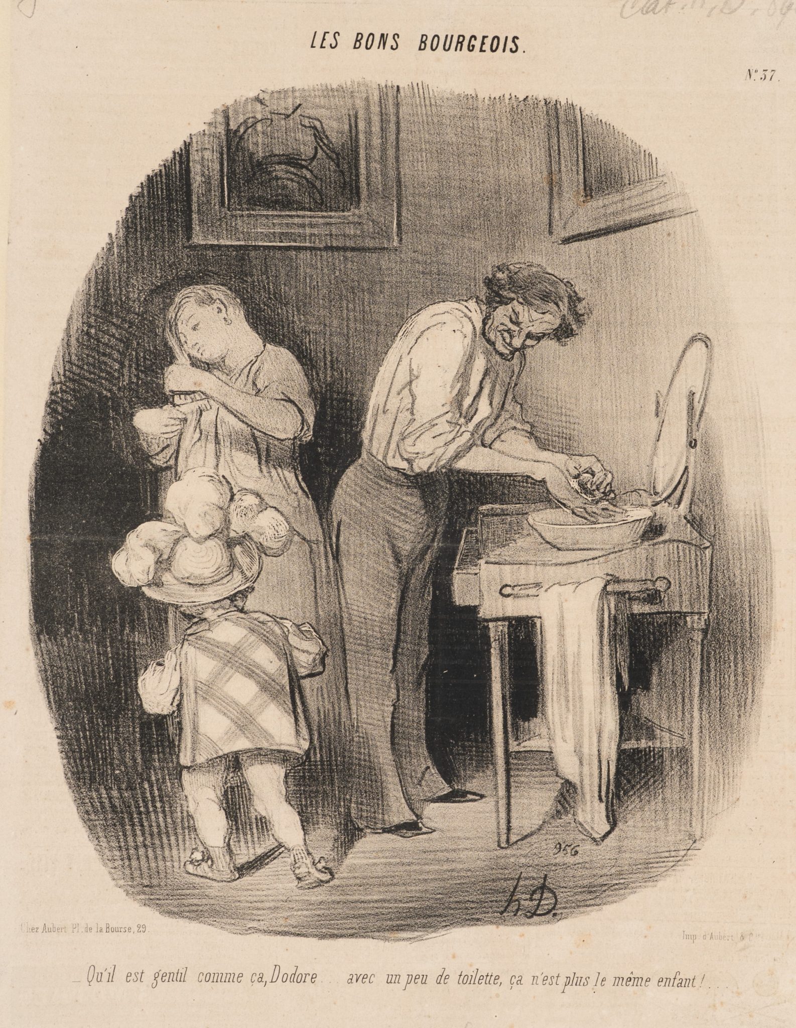Toilette des kleinen Dodore