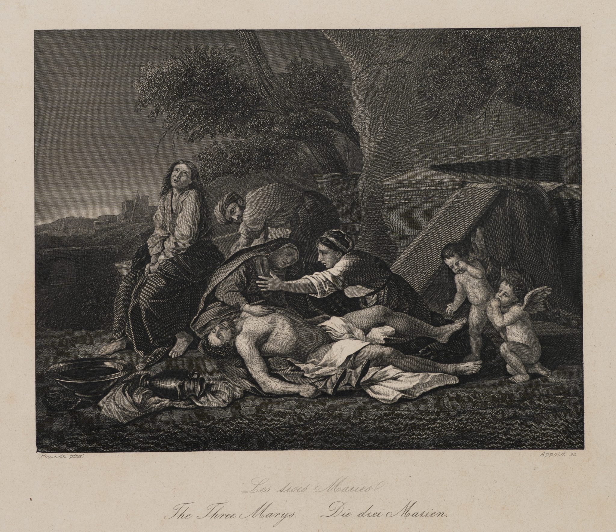 Die drei Marien bei Christus