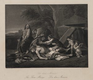 Die drei Marien bei Christus