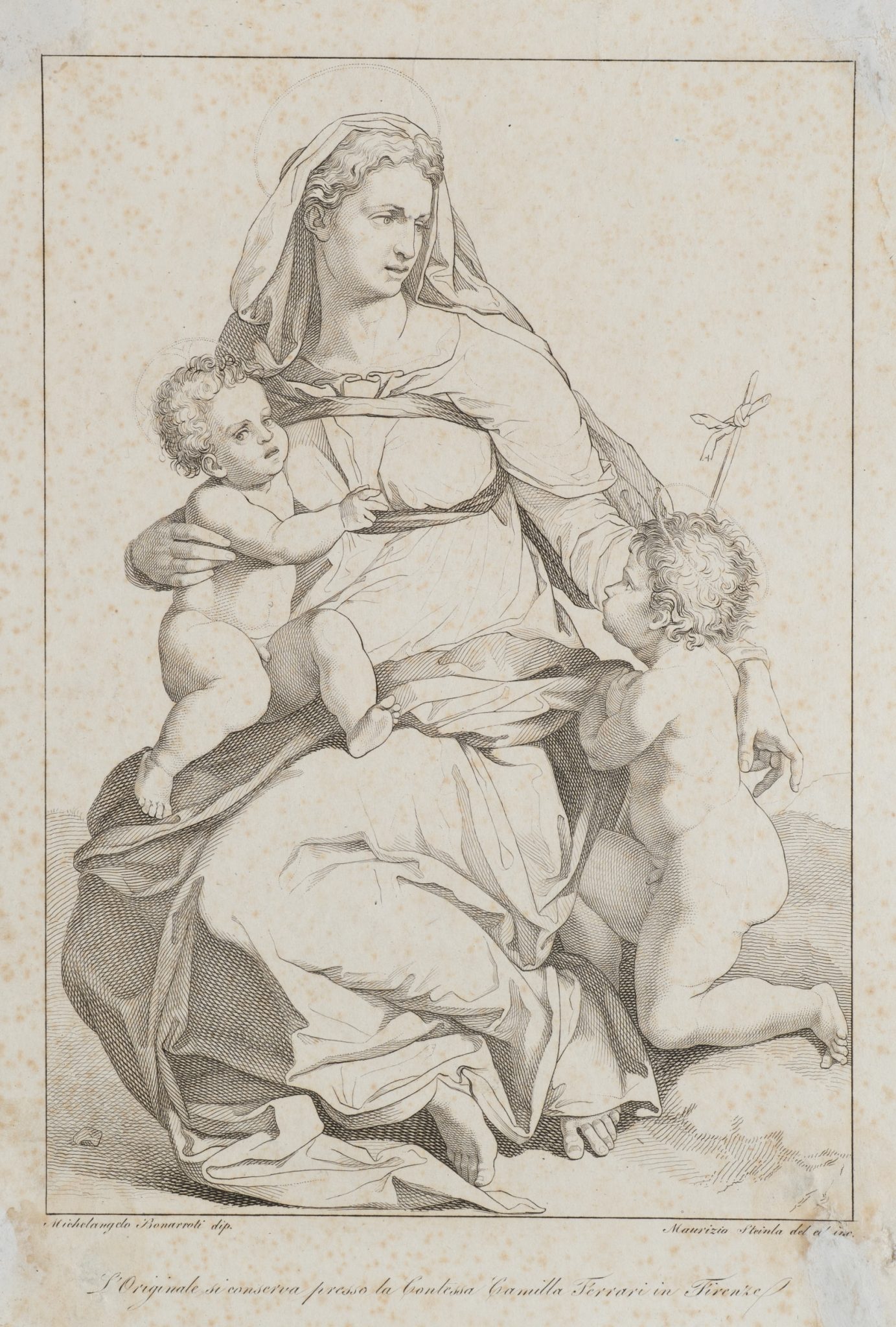 Maria mit Kind und Johannes