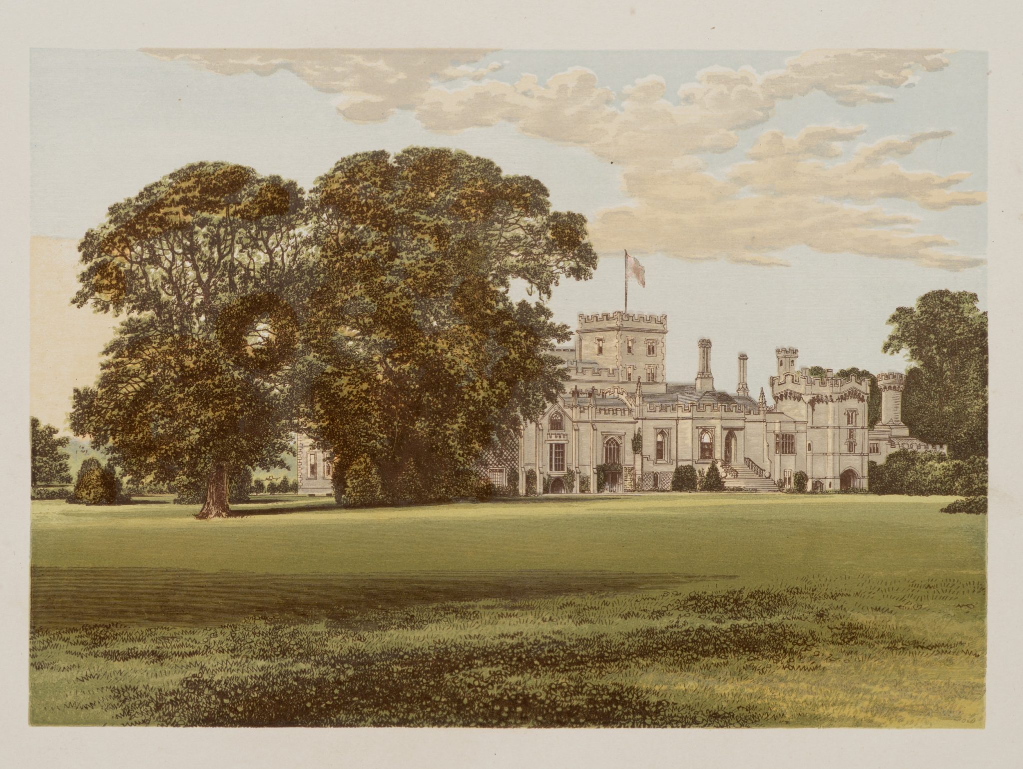 Elton Hall. Mansion