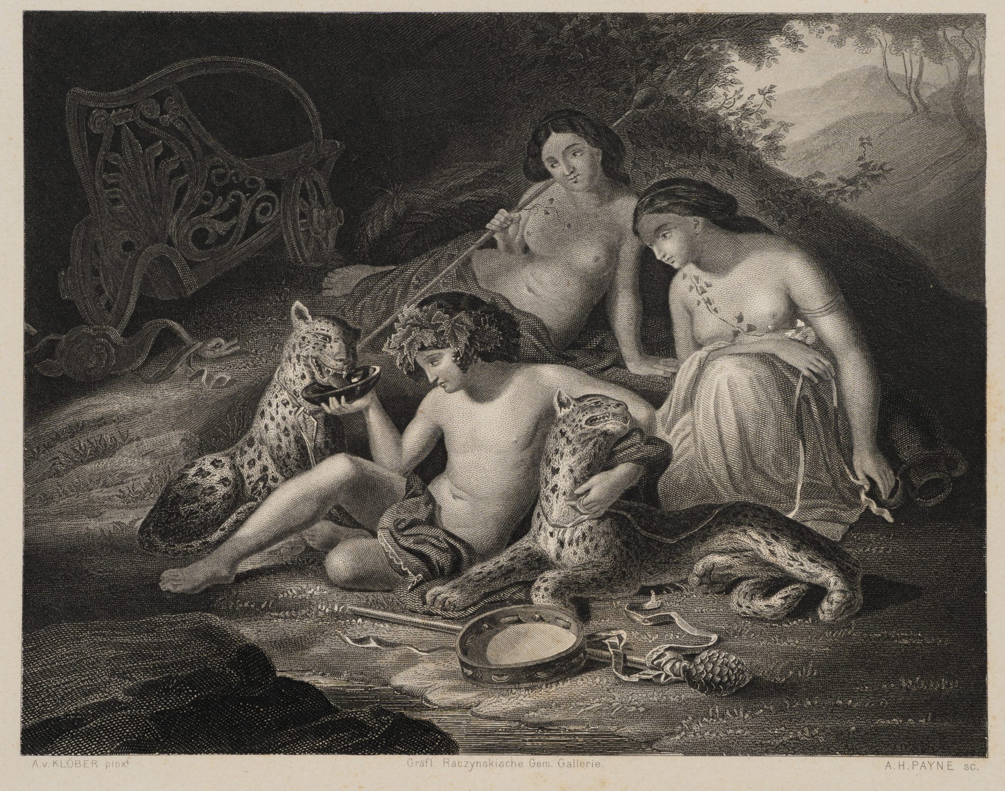 Bacchus und seine Panther