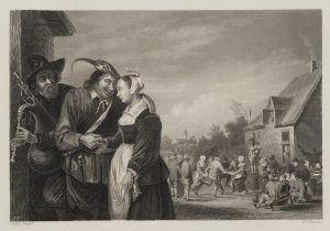 Bauernhochzeitsszene