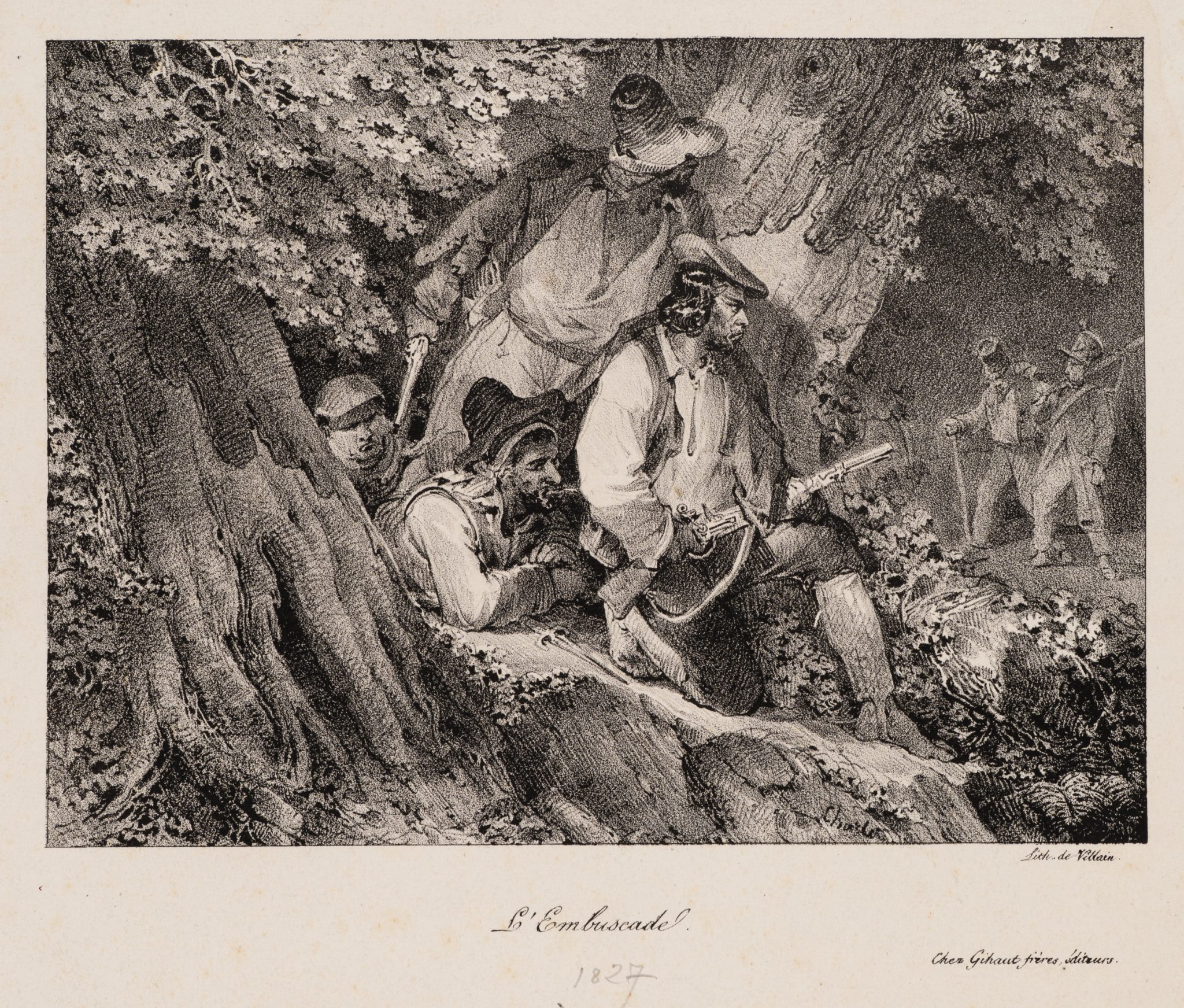 Der Hinterhalt im Wald