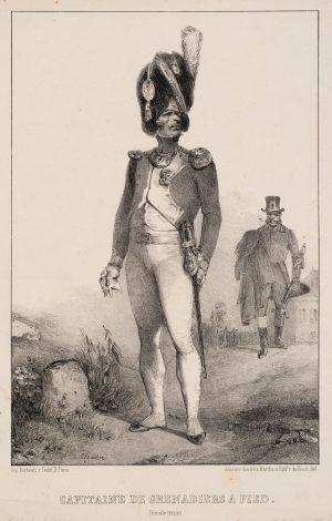 Militärischer Offizier in Paradeuniform