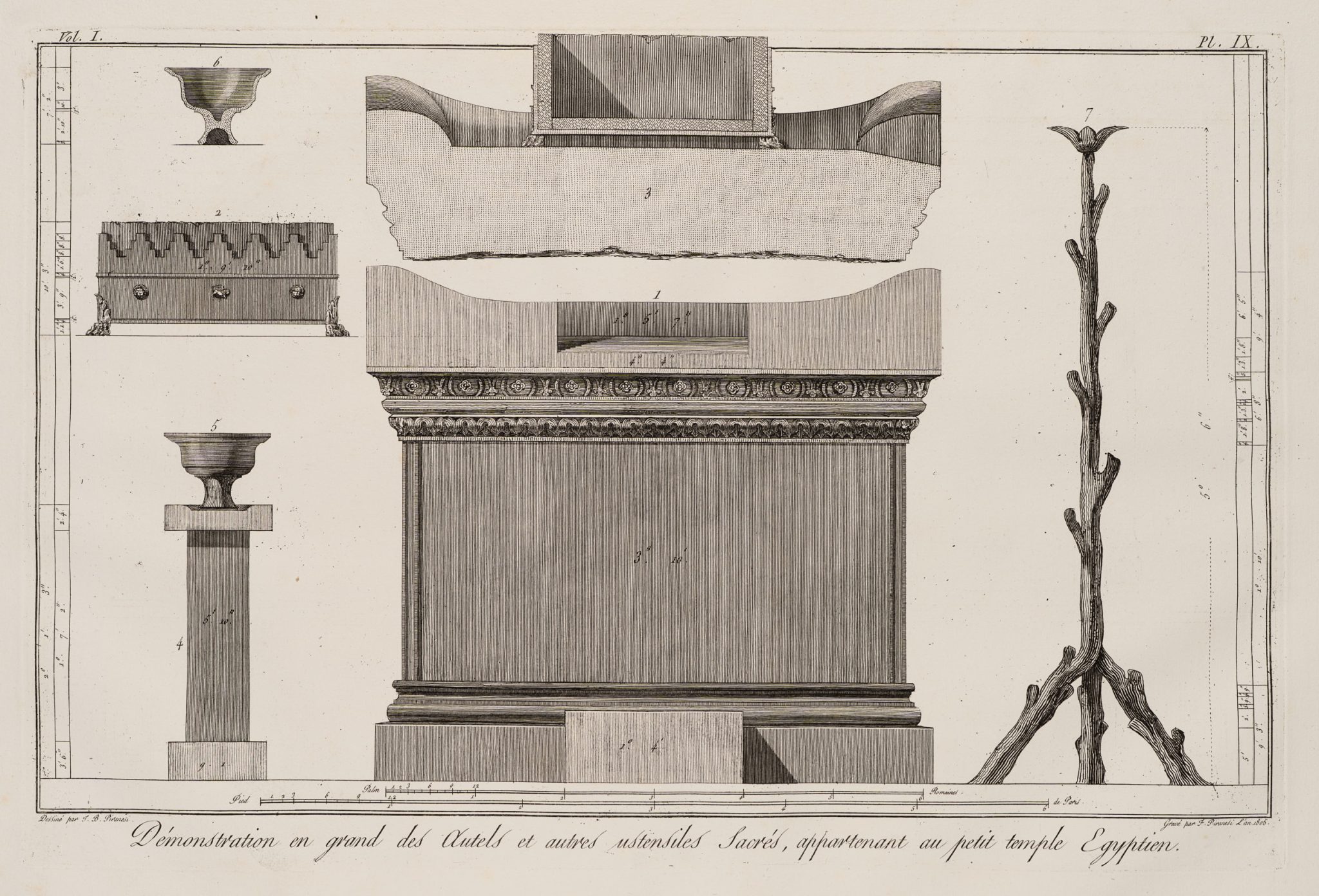 Architektonische Tempeldarstellungen