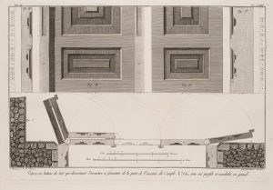 Architektonische Türzeichnung