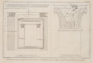 Architektonische Zeichnung Antike