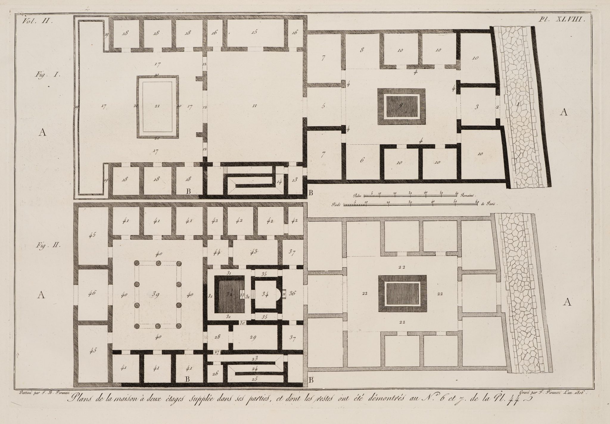 Architektonischer Grundriss