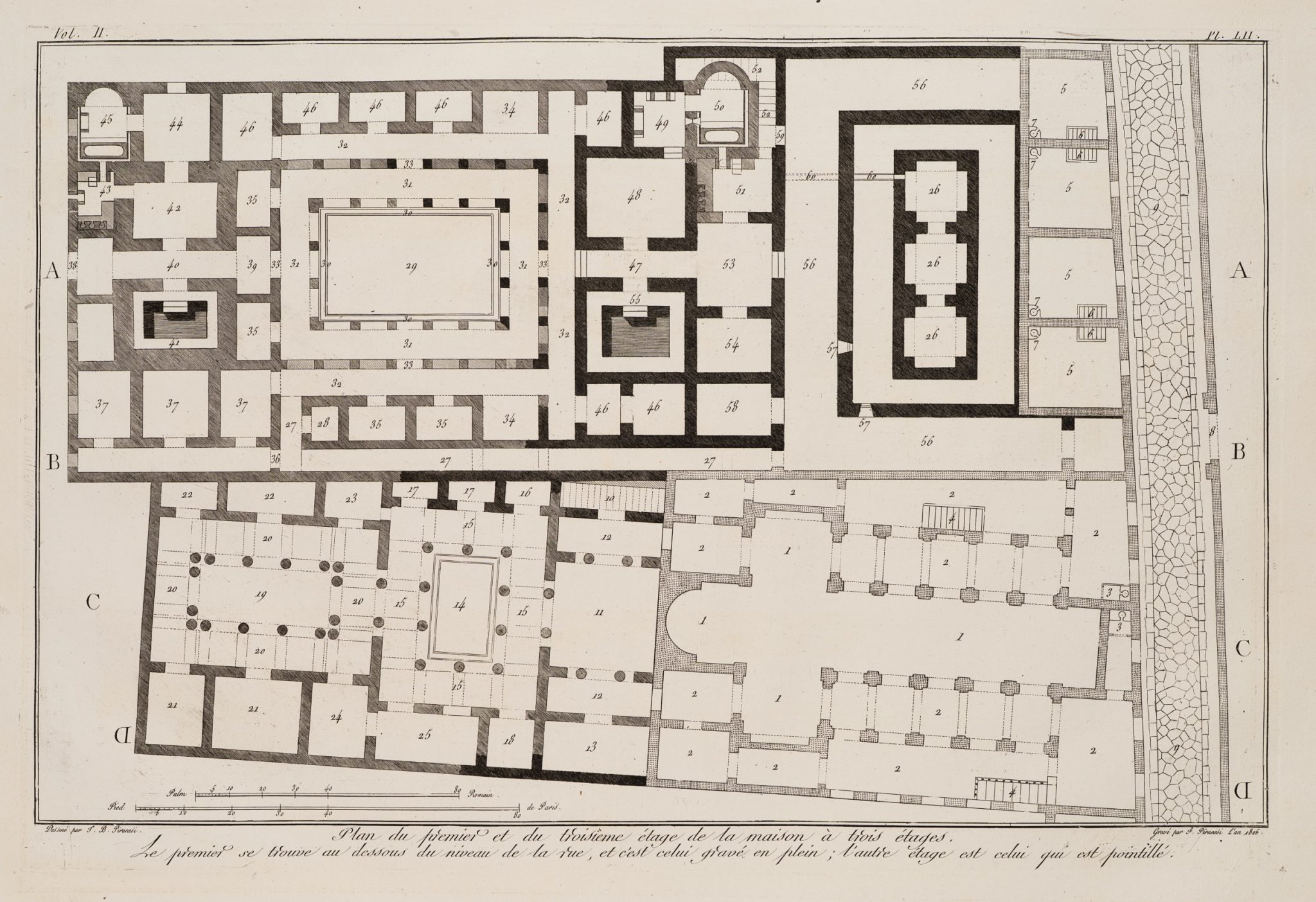 Architektonischer Grundriss