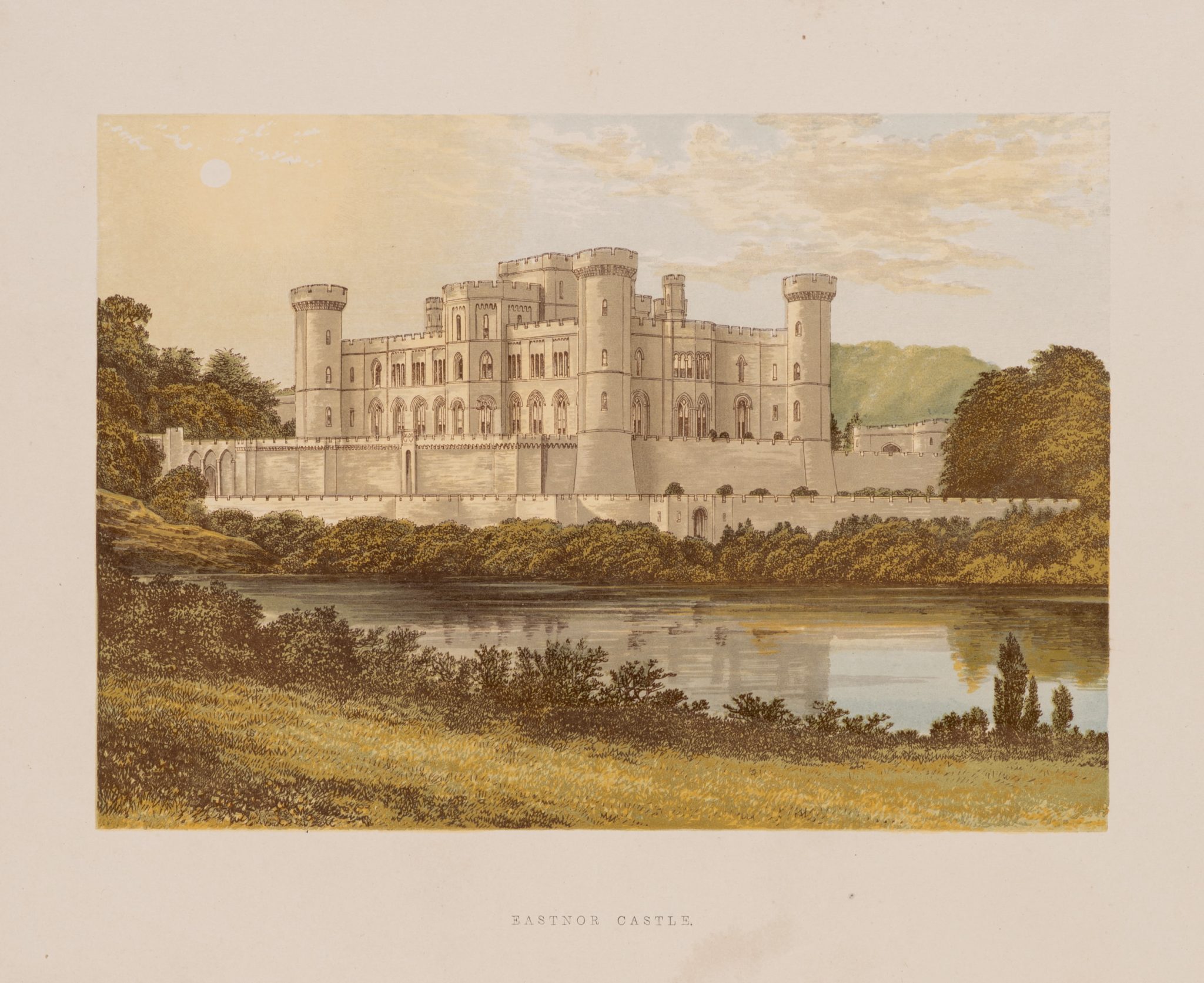 EASTNOR CASTLE. Schloss am Wasser
