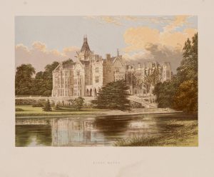 Adare Manor bei Sonnenuntergang, Irland