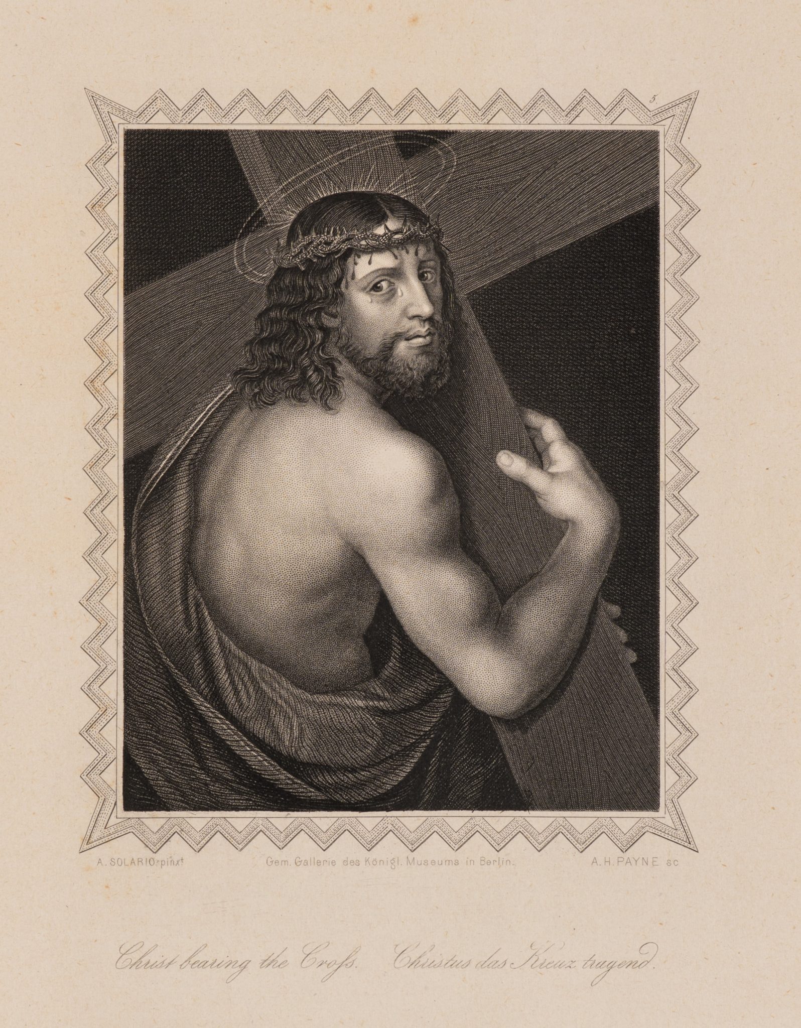 Christus trägt das Kreuz. Passion
