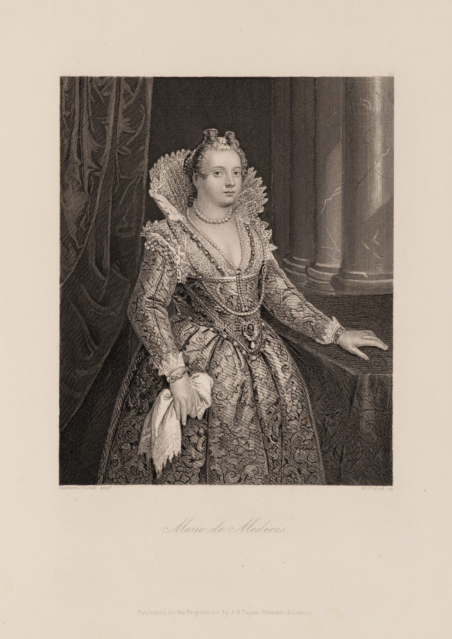Marie de Médicis im Prunkkleid