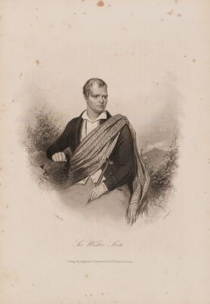 Sir Walter Scott in schottischer Tracht