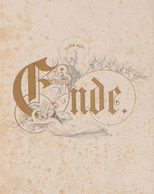 Poesie-Illustration mit glücklichem "Ende“