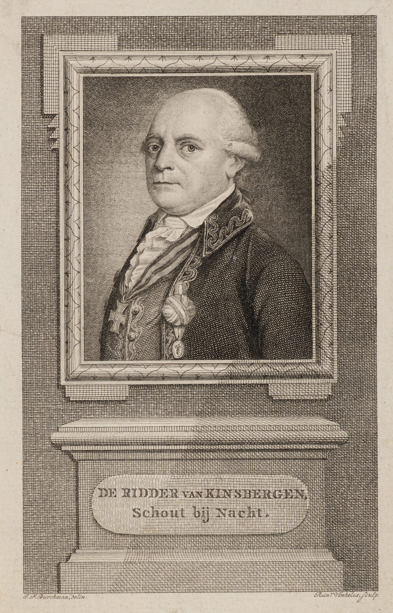 Porträt des Admirals Jan Hendrik van Kinsbergen