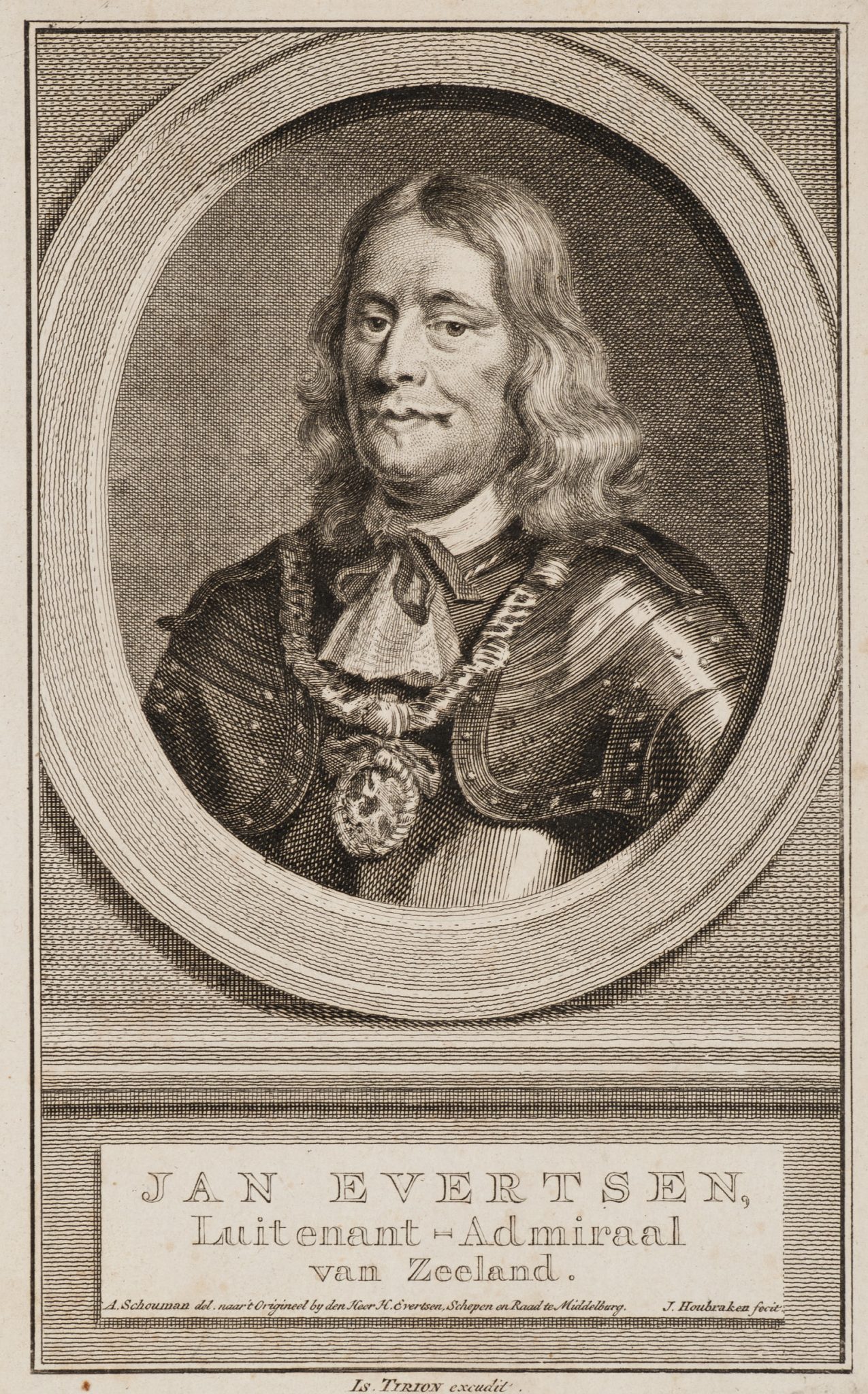 Porträt von Admiral Jan Evertsen