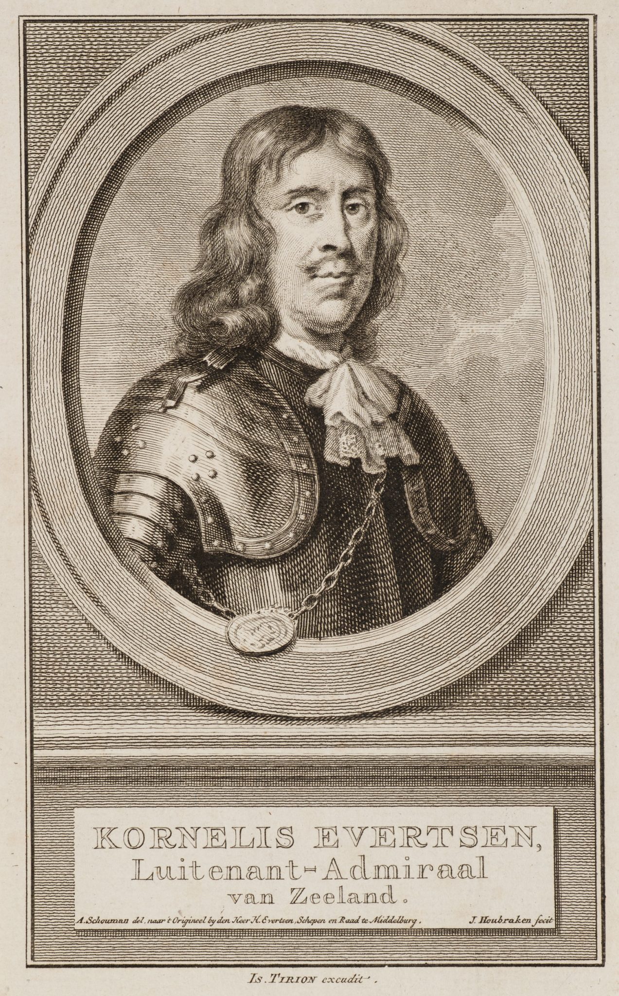 Porträt von Admiral Kornelis Evertsen