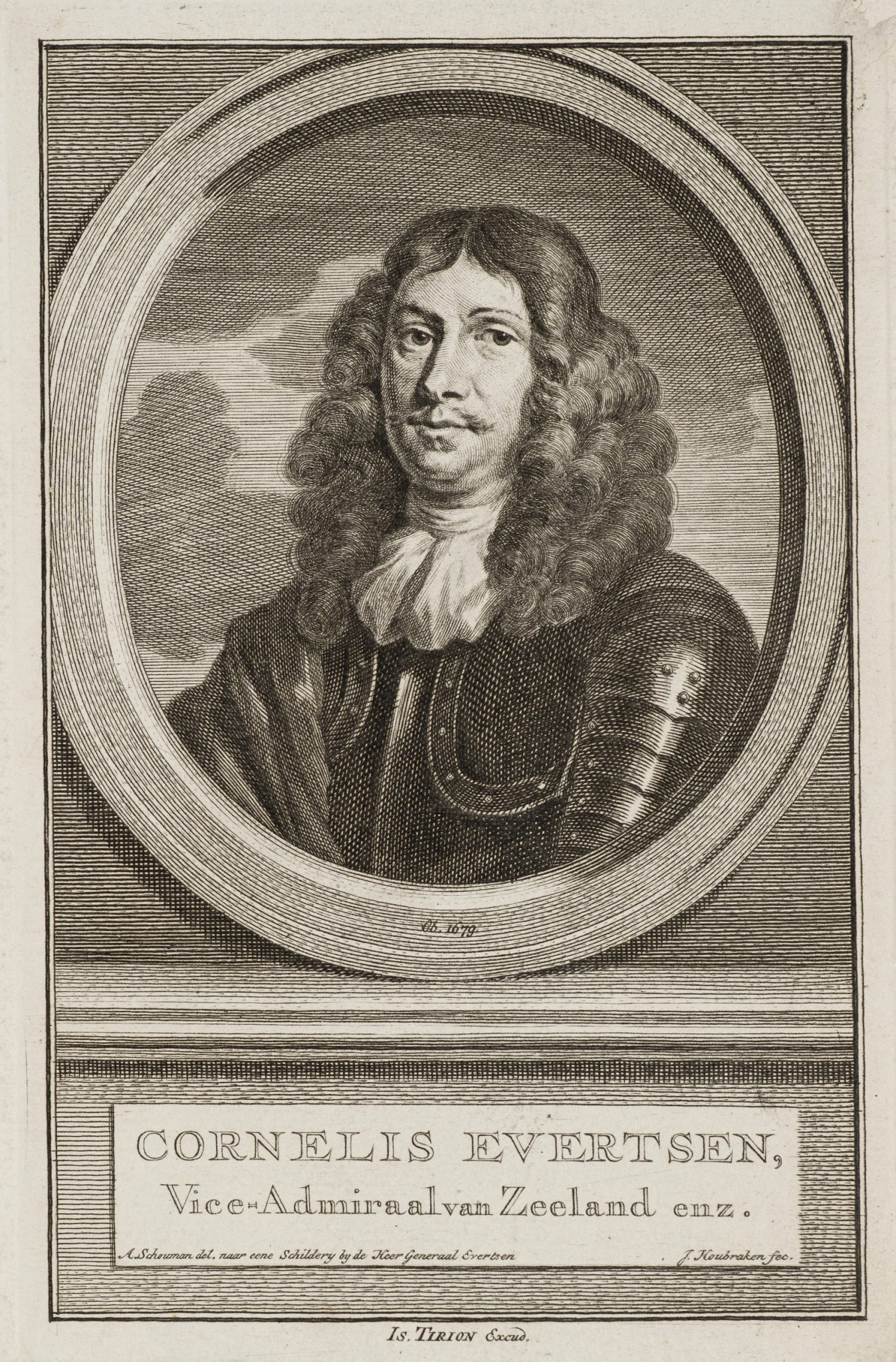 Porträt des Admirals Kornelis Evertsen