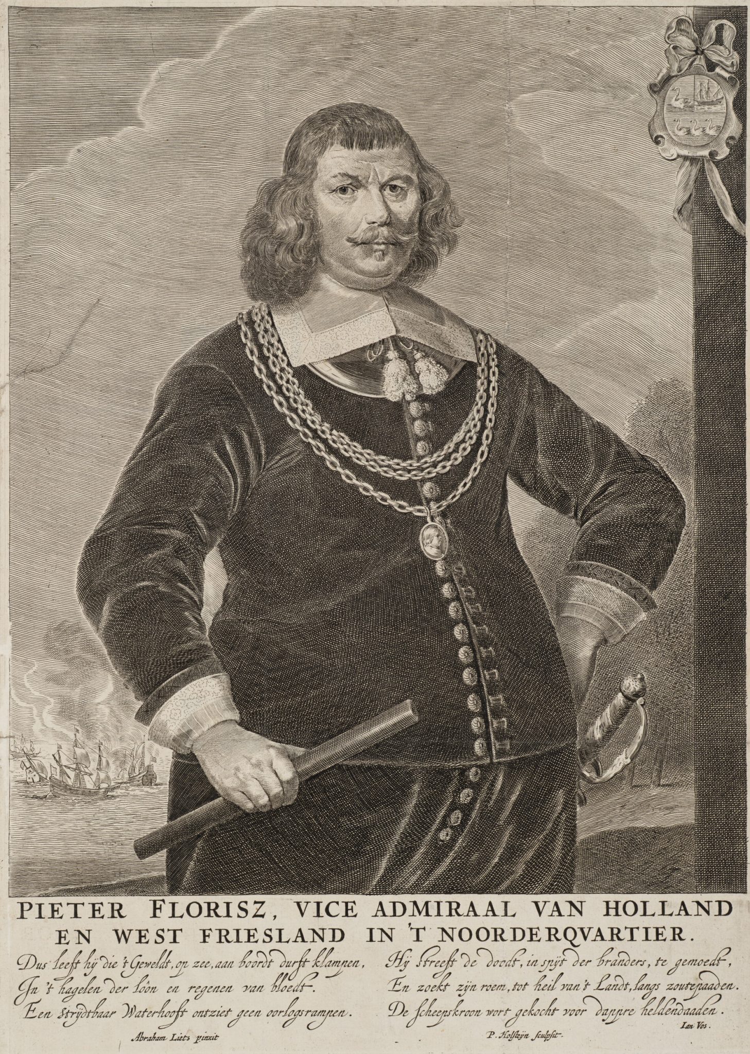 Porträt des Admirals Pieter Floriszoon
