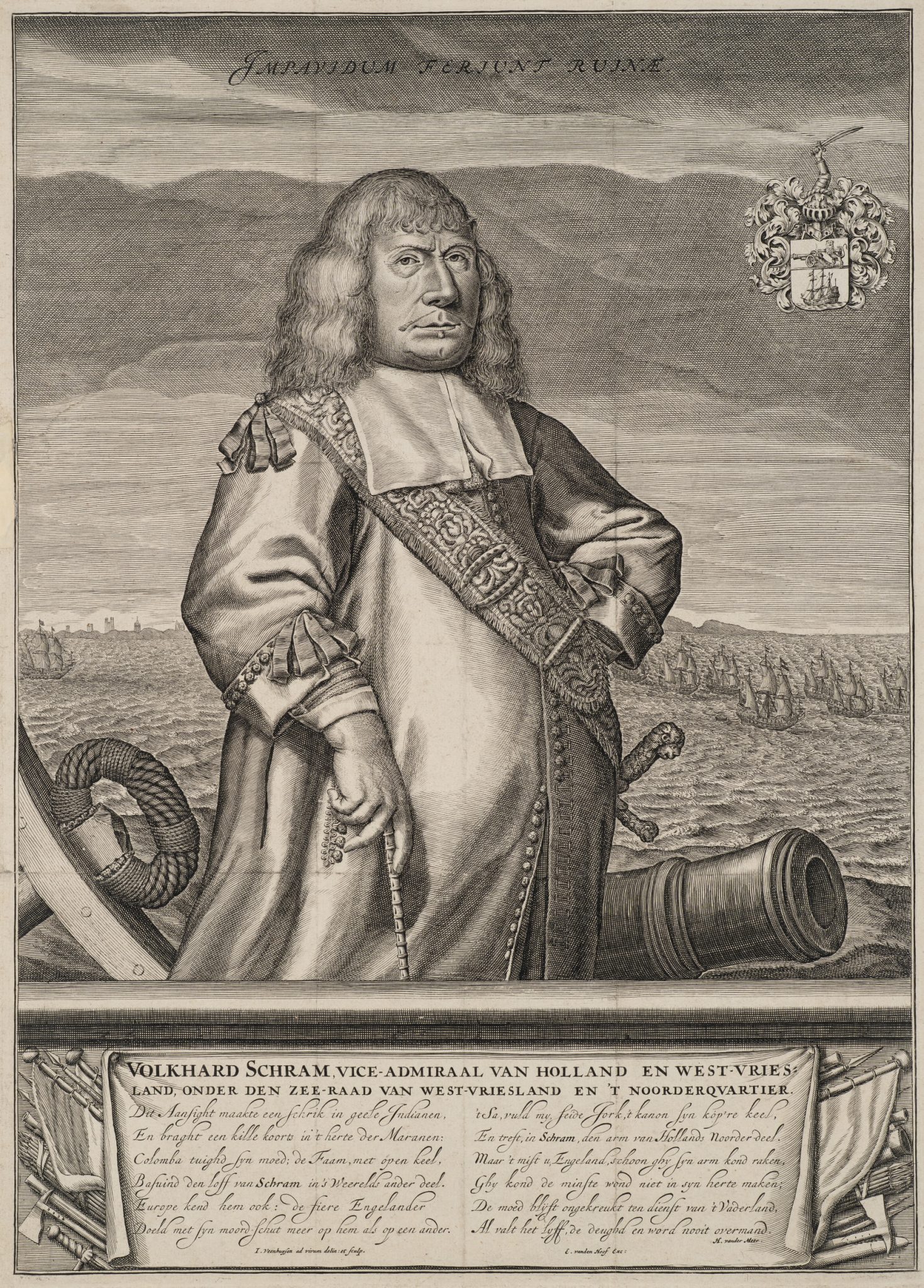 Porträt des Admirals Volckert Schram