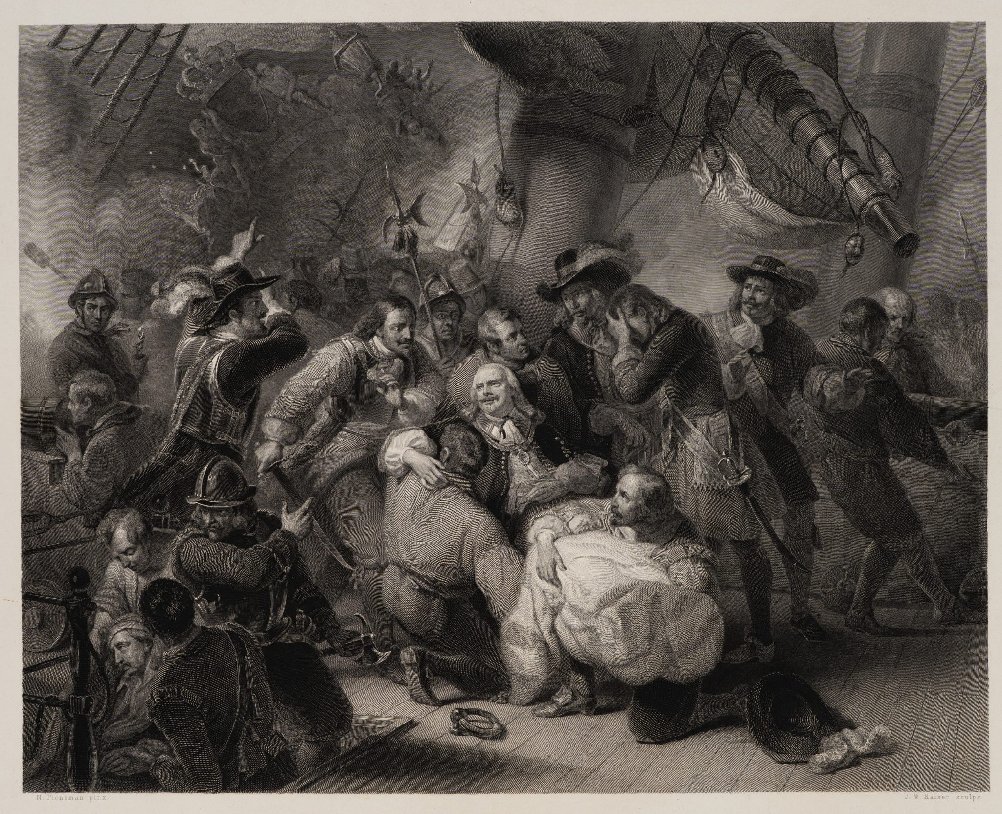 Tod des Admirals Michiel de Ruyter