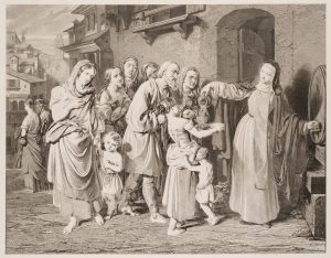 Heilige Katharina von Siena. Probedruck