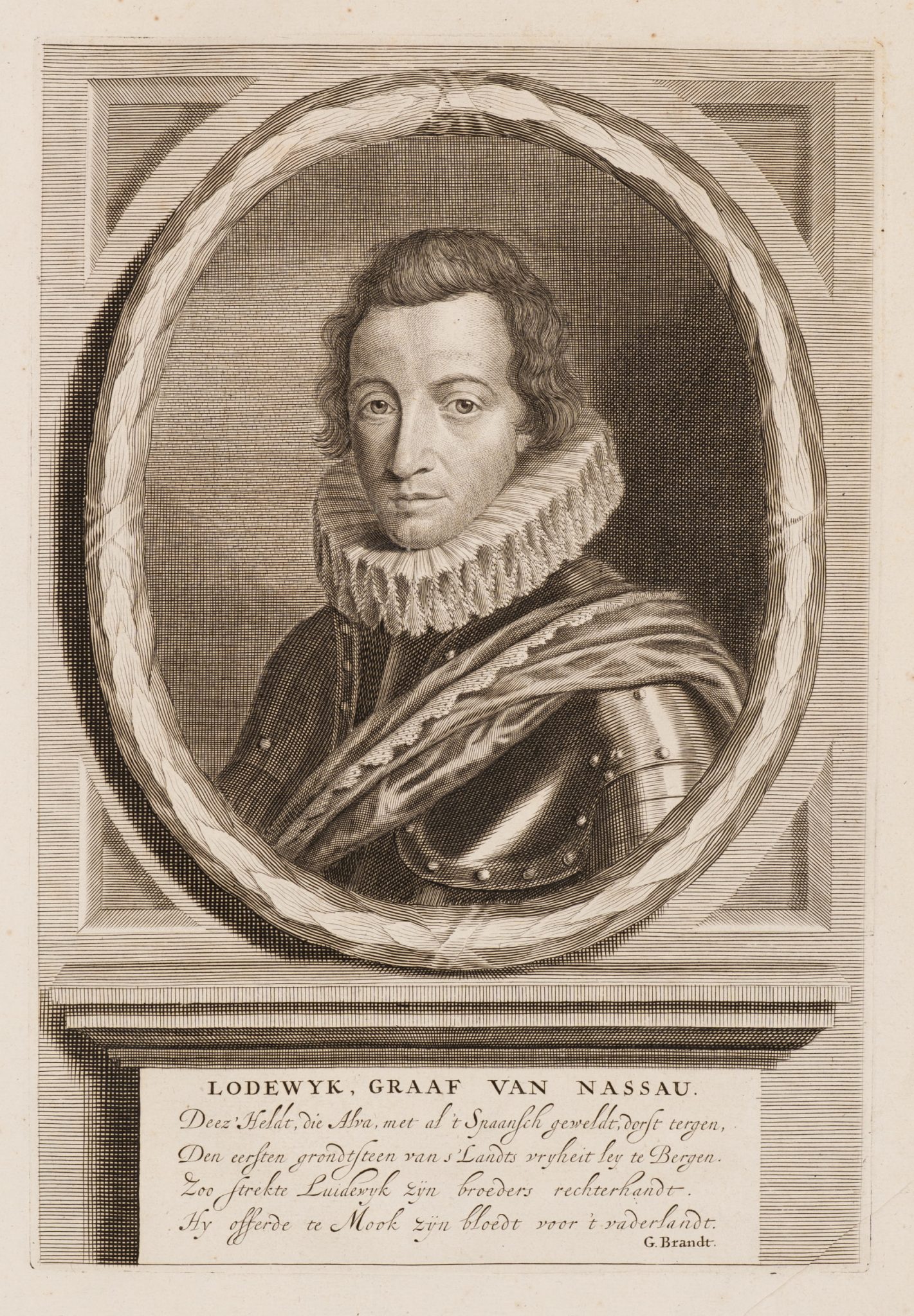 Portrait von Lodewyk, Graef van Nassau