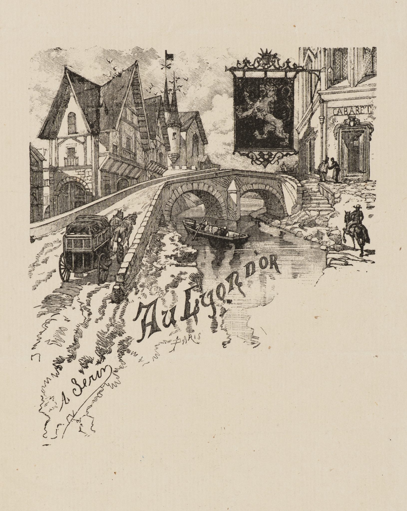 Stadtansicht mit Kanal